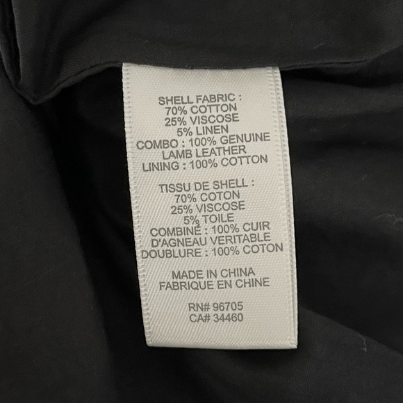 Rebecca Taylor Lamb Leather Trim Linen Tweed Fringe Mini Skirt Grey Black Size 4 - Picture 8 of 9